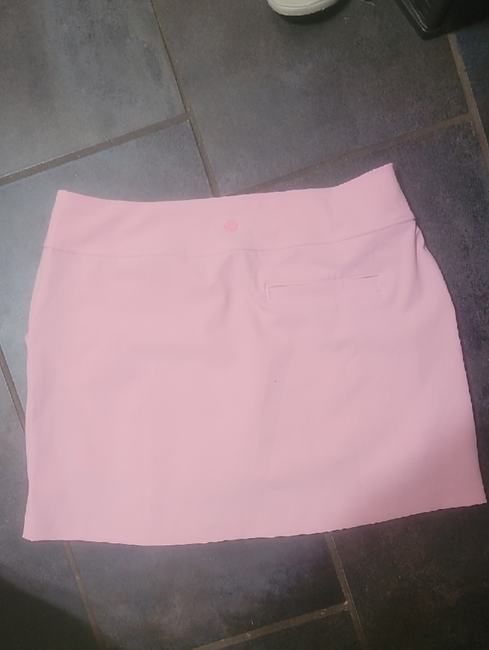 Women's Pink Pleated Mini Skirt - Picture 6 of 10